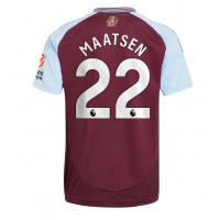 Aston Villa Ian Maatsen #22 Replica Home Shirt 2024-25 Short Sleeve